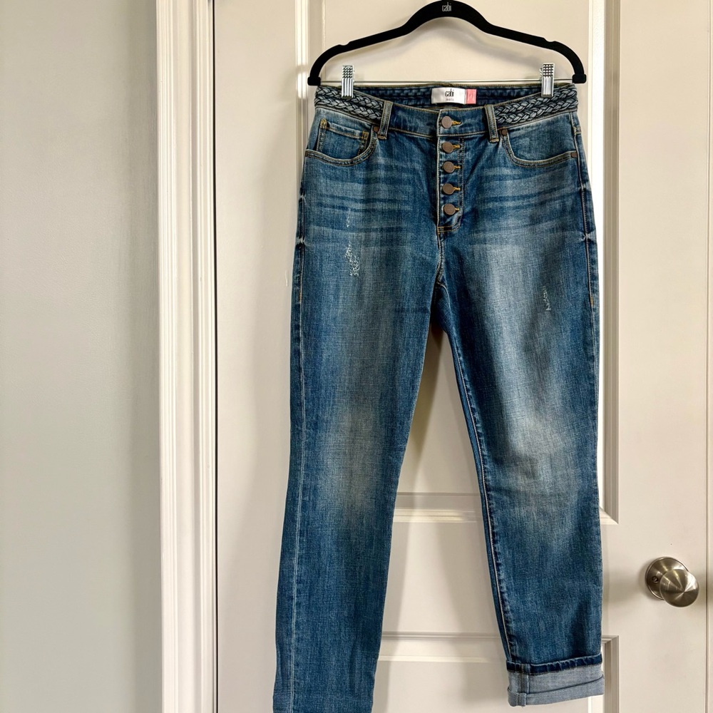 SALE! CAbi 💫 NWOT Spring 2020 Button Fly Skinny Denim Women’s Jeans Size 8 #5694